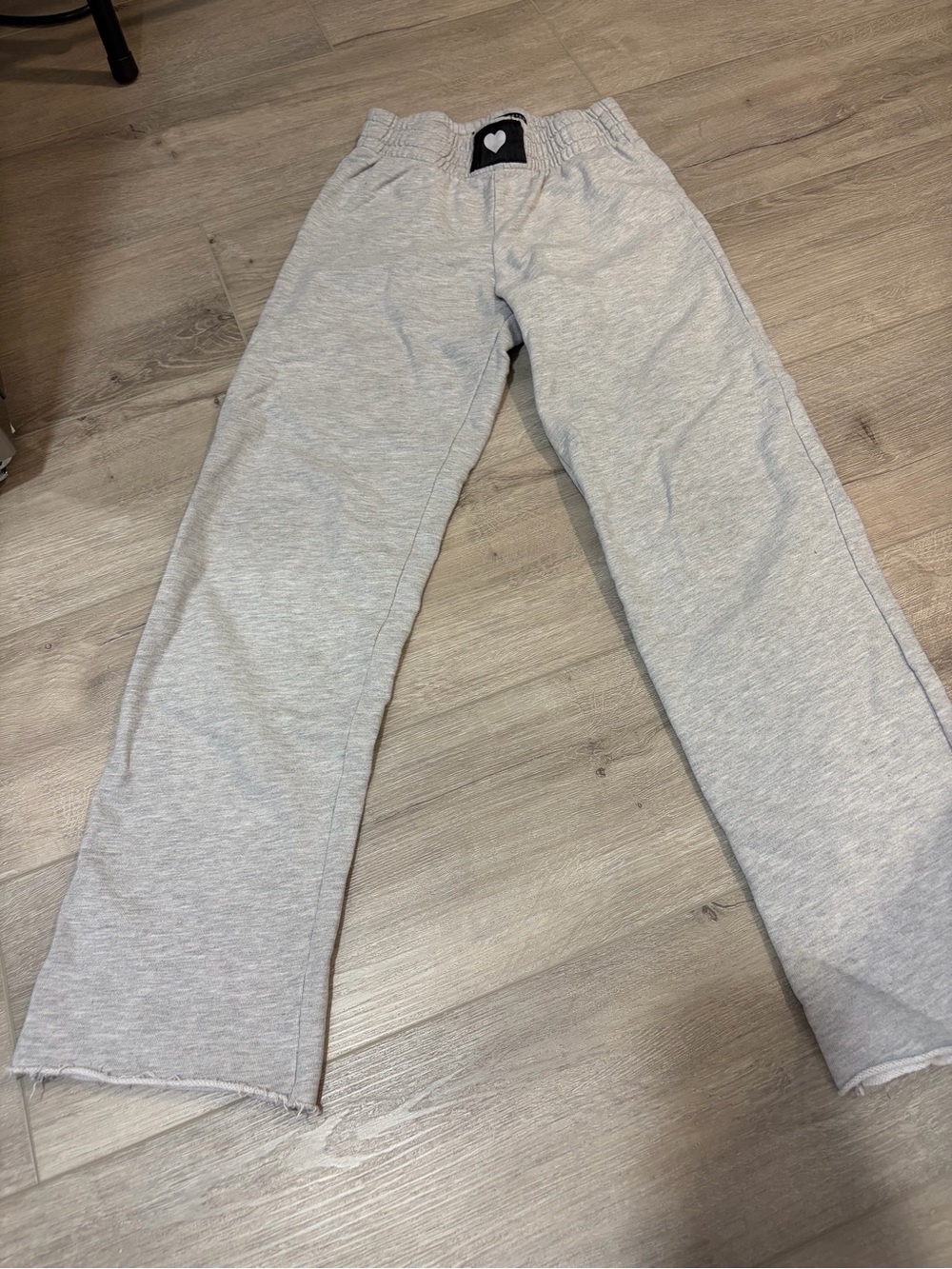 Peter prince collection Heart Logo Grey girls Sweatpants - Casual Comfort